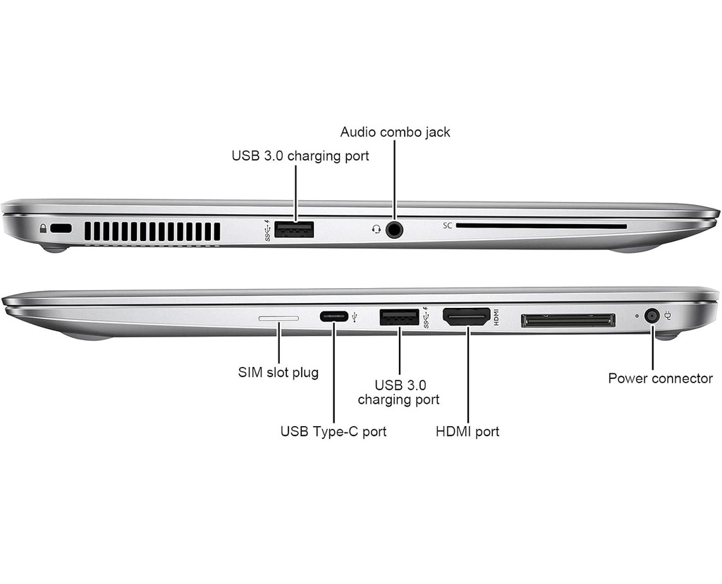Hp EliteBook 1040g3 i7-6600u 8Gb Ram 256gb ssd 14 inch 